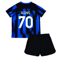 Inter Milan Alexis Sanchez #70 Hemmadräkt Barn 2023-24 Kortärmad (+ Korta byxor)